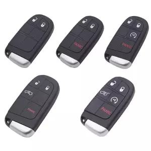 크라이슬러 300C 용 원격 키 셸 지프 그랜드 체로키 램 자동차 키 교체용 닷지 충전기 여행 챌린지 다트 듀