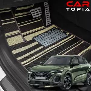 아우디 Q5 3세대 80A 스트라이프 뉴 코일매트 자동차 슬림핏 카매트 발판 용품
