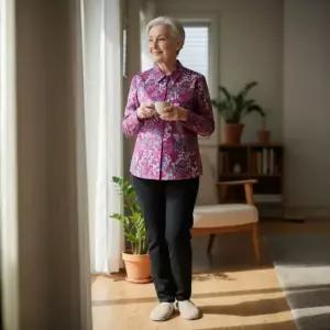 밴딩 기모 할머니 바지 60대 엄마 몸빼 촌캉스룩