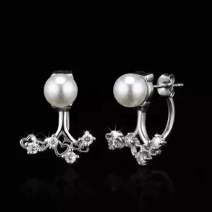 [골드스마일]분다 바람이 S925 그겨울 송혜교이어링 실버 주인공 지르코니아 진주