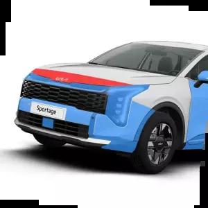 ppf보호필름 스포티지 페이스리프트 헤드라이트 PPF 보호필름 NQ5