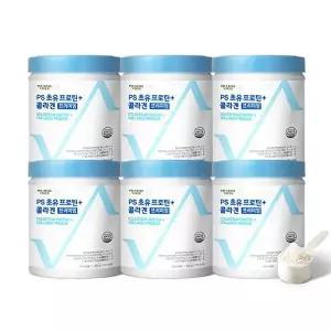 [애플트리 김약사네]PS 초유 프로틴+콜라겐 프리미엄 저분자 분리유청 단백질 초유단백질 6통(3개월분)