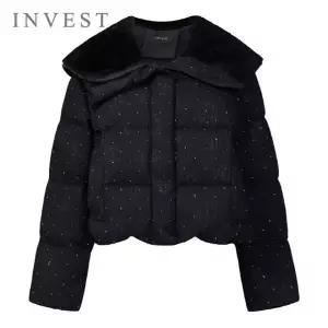 [인베스트]샤이닝 와이드 카라 덕 다운 점퍼_INI5W1JP1561