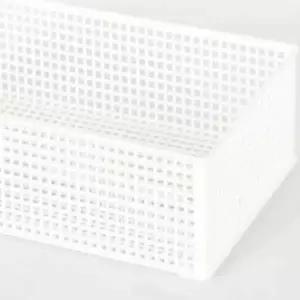 [골드스마일]수납용 정리바구니 화이트 색상 중형 칸막이 바스켓