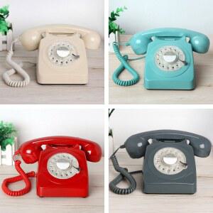레트로 가정용 유 화기 다이얼 옛날전화기
