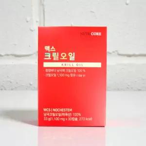 뉴트리코어 WCS 맥스 크릴오일 슈퍼바부스트 30캡슐 1개