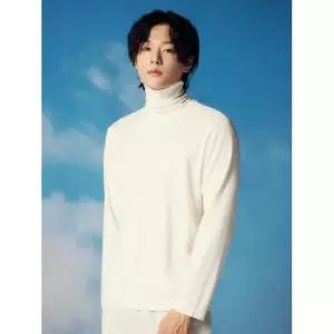 탑텐 TOPTEN 남성 브러쉬드 립 터틀넥 긴팔 티_MSF4TU1002 MSF4TU1002 173624