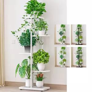 철제 화분 정리대 5단 6단 베란다 거치대 진열대/난/받침대/다이/다육이/선반/가정용/다용도/인테리어/거실