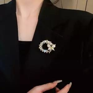 [오너클랜]TC2 다양한 여성 여자 패션 진주 꽃 브로치 브로찌 옷핀