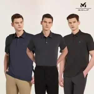 [밀레골프] 스트레치 메쉬 반팔 카라티셔츠 남성 3컬러 택1 S1061418