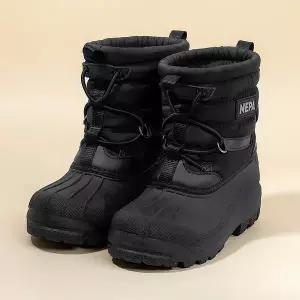 네파키즈 네파키즈 템퍼 스트링 방한 패딩부츠 블랙 KLGEC62BLK