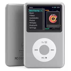 128GB 아이팟 클래식 재생기 mp3 플레이어 블루투스 스피커 및 라디오 수신기 비디오 hifi lecteur dap mp3