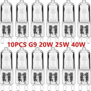 1/10PCS G9 230V 18W 20W 25W 33W 40W 60W LED 램프 전구 삽입형 크리스탈 할로겐 에코 라이트 캡슐