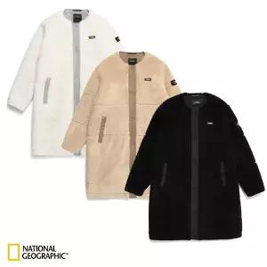 [내셔널지오그래픽] (N234WFJ130) 여성 웨이젤라 FLEECE 뽀글이 롱기장 집업