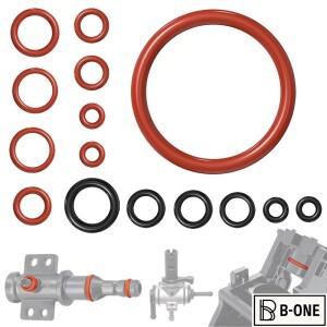 Saeco 커피 장치용 15개 실리콘 O-링 가스켓 씰 세트 브루잉 어셈블리 스파우트 커넥터 씰링 링 부품