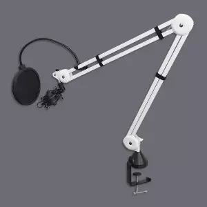 [오너클랜]고급 클램프형 마이크 스탠드 풀세트 흰색