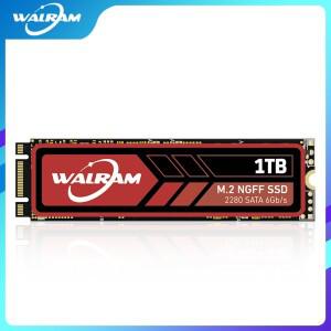 WALRAM 노트북용 내장 솔리드 스테이트 드라이브 하드 디스크 M.2 SSD NGFF 128GB 256GB 1TB SATA 2280