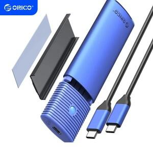 ORICO M.2 NVMe SATA SSD 인클로저 어댑터 도구가 필요 없는 USB C 3.2 Gen 2 10Gbps 5Gbps NGFF PCIe(메탈