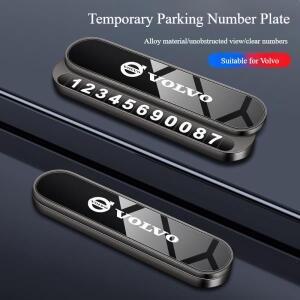 볼보 XC60 S60 S90 호환 주차 번호판 임시 휴대폰 거치대 차량용
