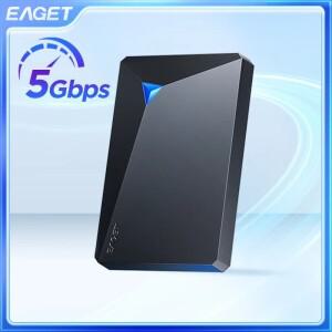 Eaget 휴대용 외장 하드 드라이브 5Gbps SATA HDD 1TB 4TB 5TB LED 디스크 USB3.0 삼성 호환 PC Mac과 호환