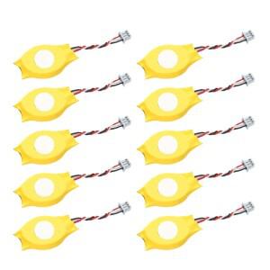 10Pcs CR2032 배터리 와이어 2/3Pin 노트북 BIOS CMOS 배터리-노트북 마더보드 3V 접착제 포함 230MAH