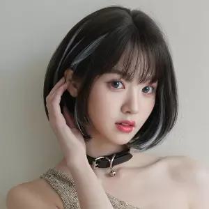 키라비 가발 여성 통가발 모란디 무드 샤프 보브 29cm DTF-0124-5