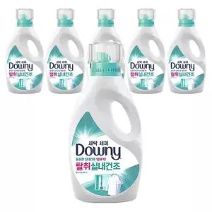 다우니 실내건조 프리미엄 세탁세제 액체형 1L x 5개 본품
