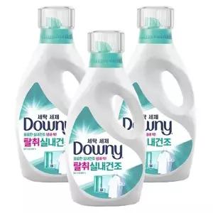 다우니 실내건조 프리미엄 세탁세제 액체형 1L x 3개 본품