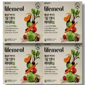 황성주 1일1생식 라이프밀 14포 4박스
