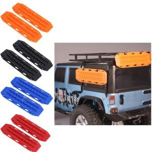 RC 자동차 모래 사다리 플레이트 복구 램프 보드 오렌지 블랙 레드 블루 110 TRX4 SCX10 90046 업그레이드