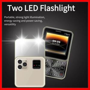 회전식 미니 슬라이더 휴대폰 푸시 단추, 듀얼 SIM, 2 토치, Whatsapp 매직 보이스, 블랙리스트, 사각형 소