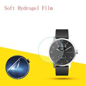 투명 HD 보호대 가드 스마트 워치  하이드로겔 필름 Withings Scanwatch용 42mm D37mm 10PCs