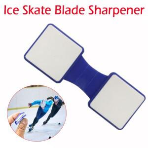 양면 아이스 스케이트 블레이드 샤프닝 스톤 다이아몬드 엣지 샤프너 롤러 슈즈 스피드