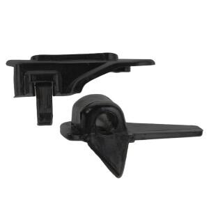 2개입 범용 타이어 체인저 마운트 헤드 키트 확장 스페이서 고무 패드 버드 쿠션 블랙 림 프로텍터 탈착 도