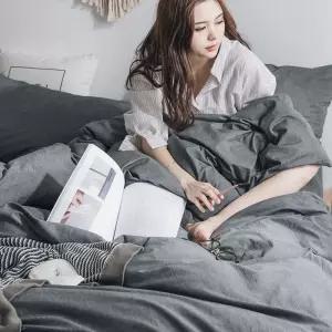 북유럽 스타일 투톤 럭셔리 침구세트 부드러운 브링고