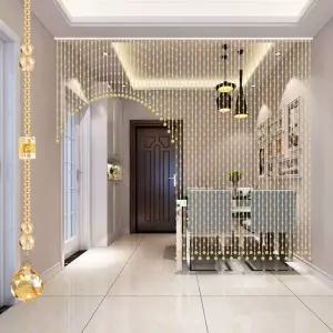 주렴 발커튼 식당 현관 비즈발 입구 구슬 중국집 커텐