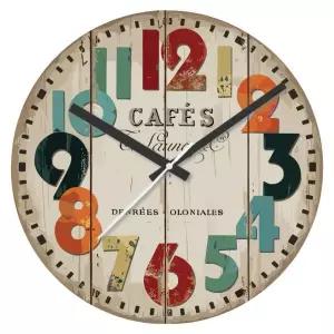 [아트박스]/글륵 빈티지 질감 유리없는 무소음 벽시계