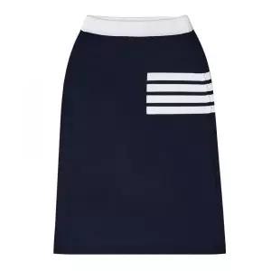 [톰브라운]4바 스트라이프 더블 페이스 메리노 울 A라인 스커트 75854837
