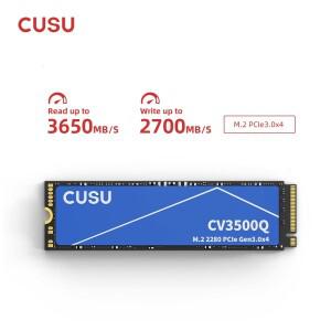 CUSU SSD NVMe M2 512GB 1TB 하드 드라이브 PCIe3.0 2280 노트북 데스크탑용 내장 솔리드 스테이트 디스크