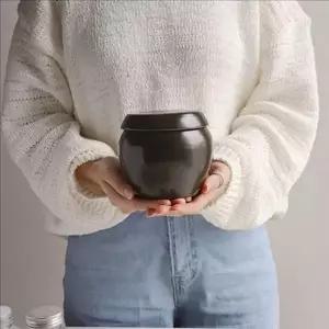 수제 소형 항아리 장독대 미니 항아리 양념 소금 된장