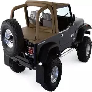 지프 랭글러 TJ용 램페이지 제품 롤 바 패드 및 커버 키트 블랙 데님 769015 1997-2002 TJ에 맞습니다