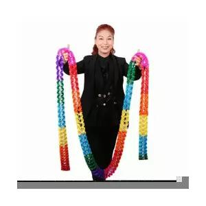 파티장식 마술용품 기획상품 마술도구 늘어나는꽃(지름8cm길이2.5m)종이 파티용품 스테이지마술 잇템 JL매