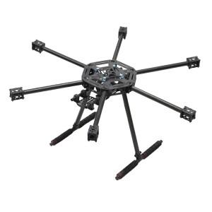 APC X6-X600 FPV 프레임 600mm Hexacopter 탄소 섬유 랜딩 기어 스키드 RC 멀티 콥터 S550 SK500 업그레이