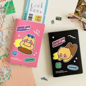 카카오프렌즈 춘식이 프린팅 휴대용 포켓 여권 케이스