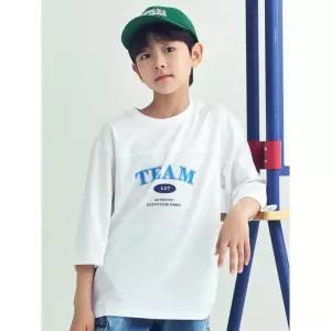 [백화점 정품] 탑텐 키즈 남아) 쿨에어 코튼 크루넥 7부티 MKF2TS1203