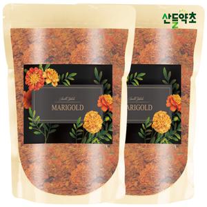 무농약 제주산 메리골드 100gx2팩 (총 200g) 마리골드 금잔화 꽃차 금송화