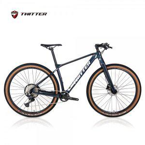 [트위터]자전거 M6시마노M6100 12단 하이브리드 트렉킹자전거 풀카본 변색