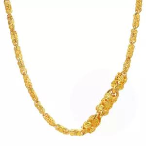 갤러리아 남자 순금 목걸이 체인 투마스 24K 37.5g 18K장식