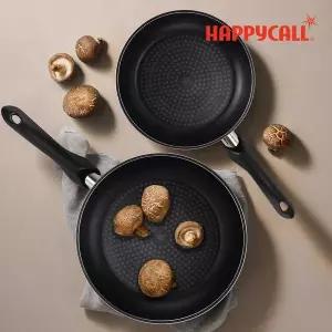 [해피콜] 매시브 다이아몬드 IH 프라이팬 2종세트 (24팬+28팬)