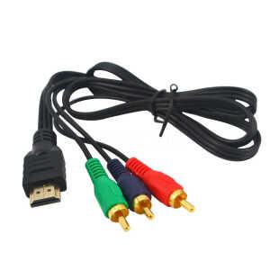 HDMI TO RCA 비디오 변환 케이블 미러링 젠더 어댑터 변환기